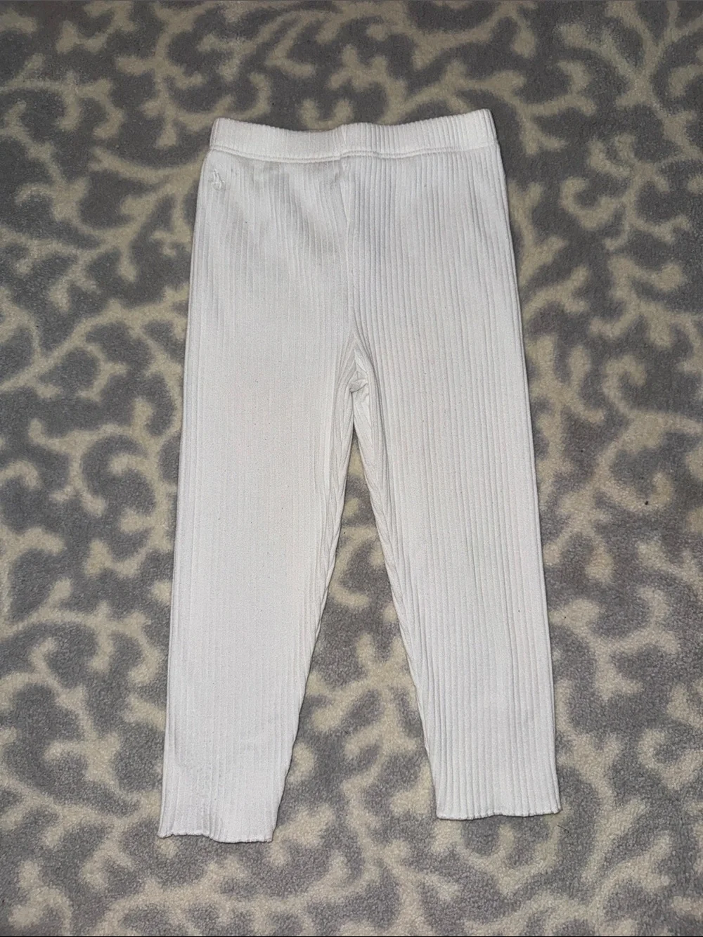 🩵RL🩵 EUC 24m Chambray Top & Ribbed Legging Set. Adorable - like new!